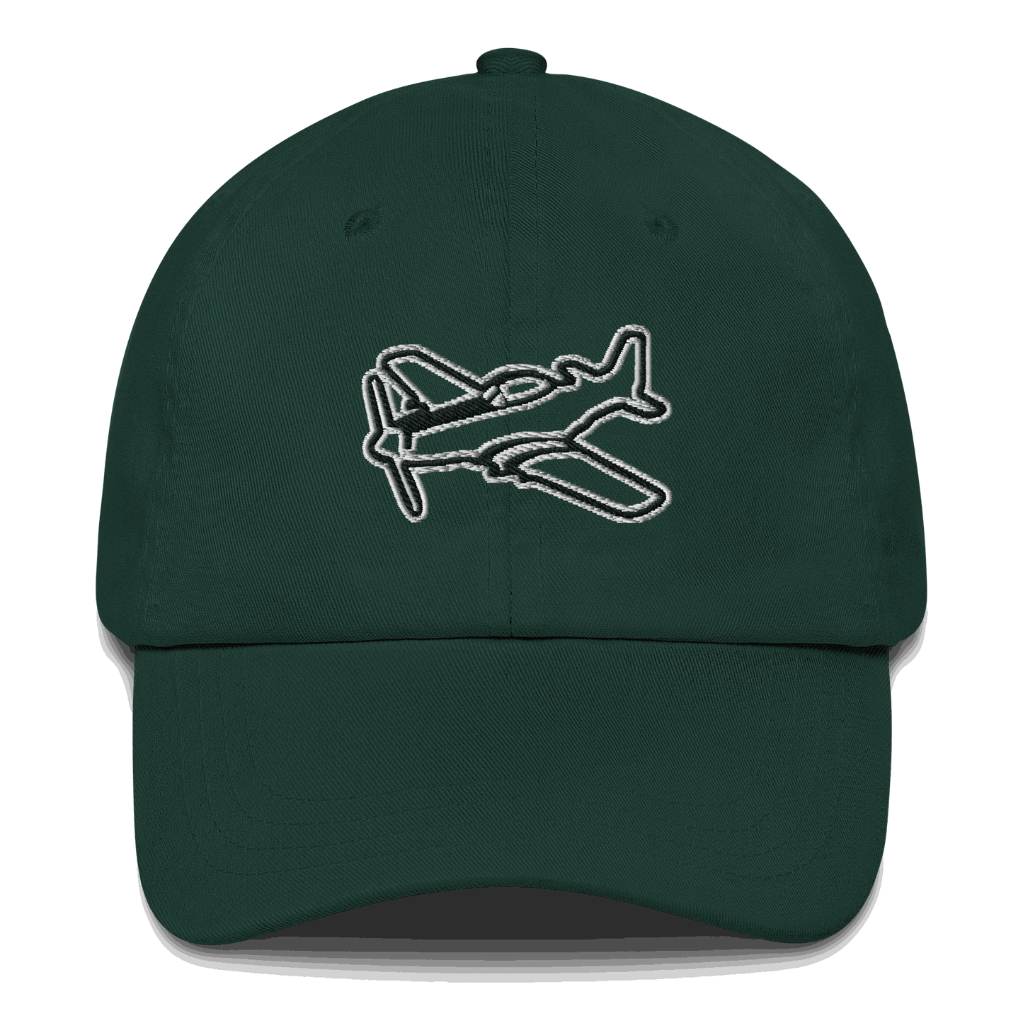 Aviation hat Rule the Sky Black and White Embroidered