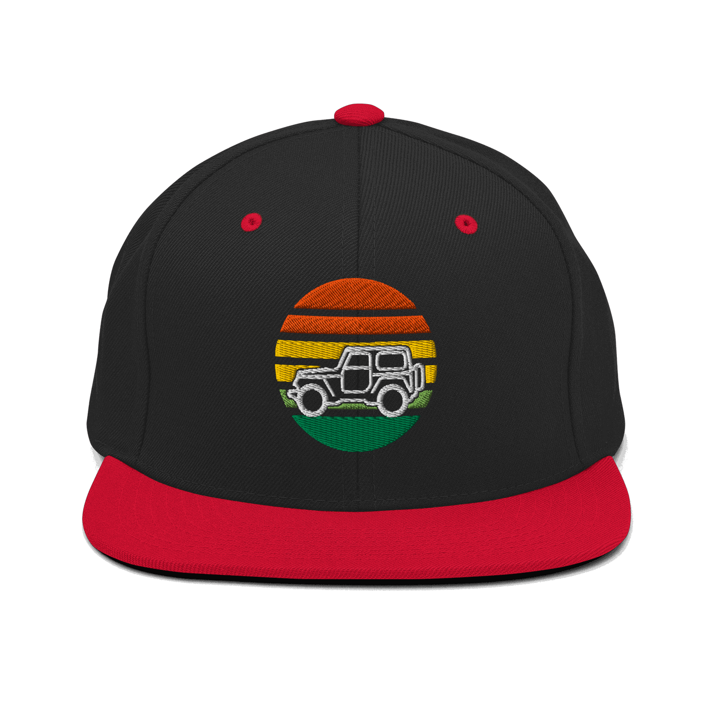Automotive Hat 4 x 4 Embroidered Retro Snapback Hat Outdoors