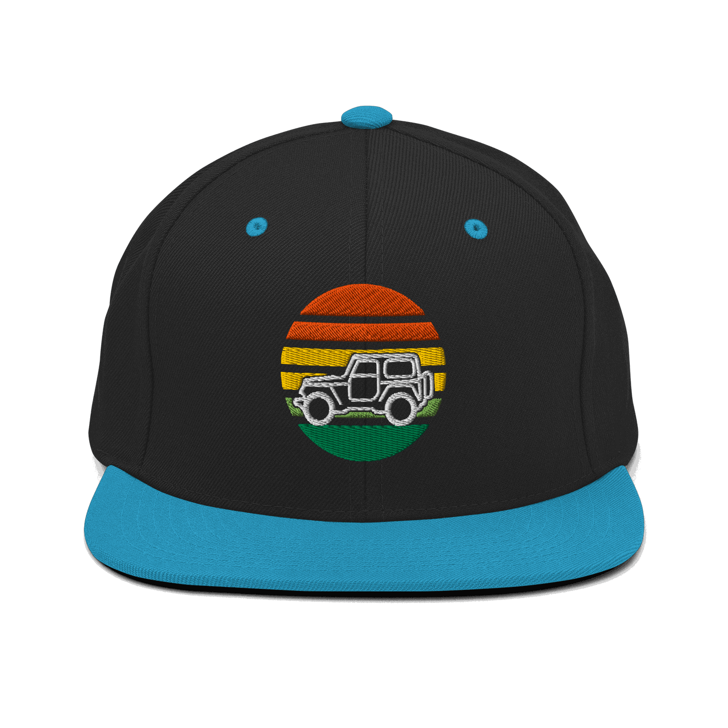 Automotive Hat 4 x 4 Embroidered Retro Snapback Hat Outdoors
