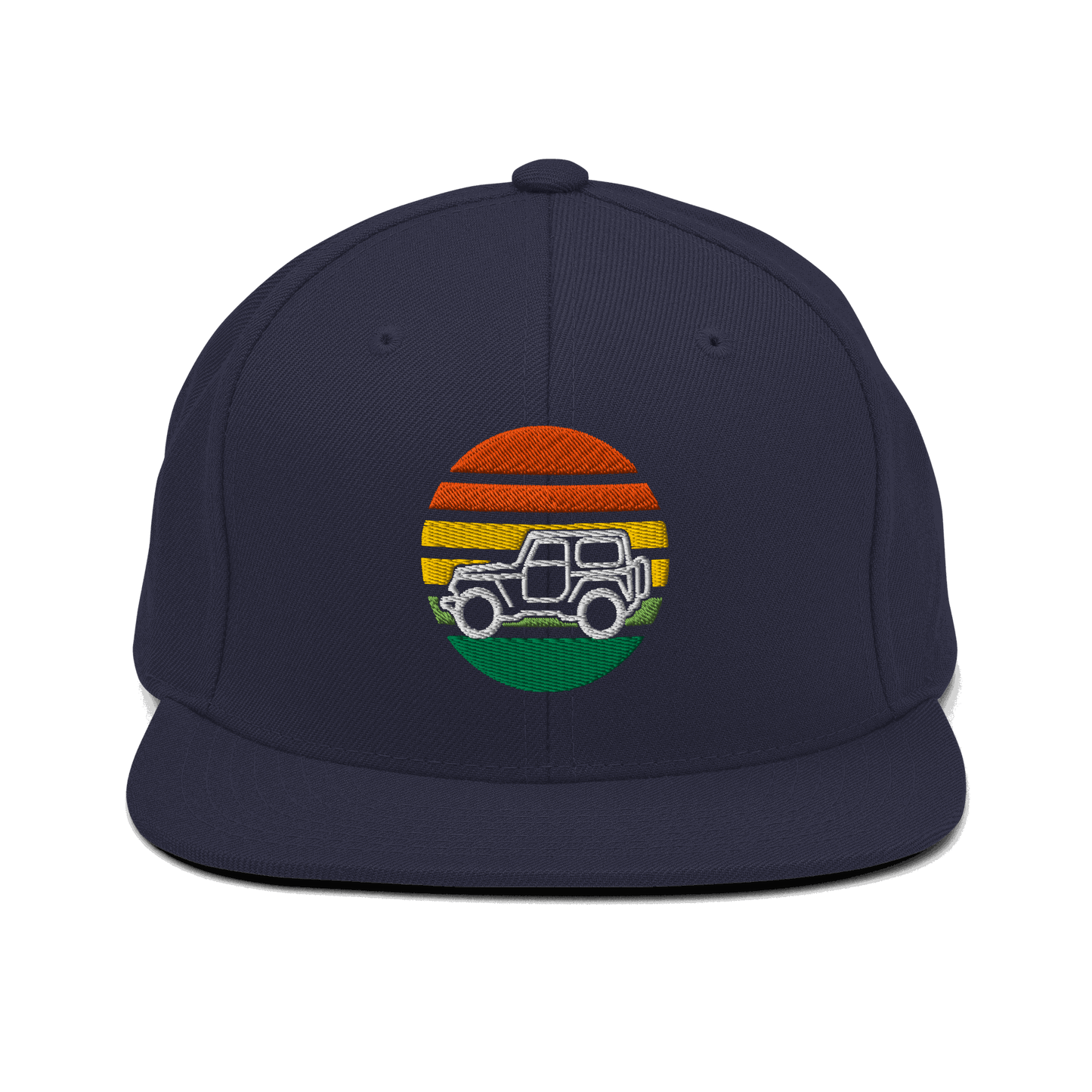 Automotive Hat 4 x 4 Embroidered Retro Snapback Hat Outdoors