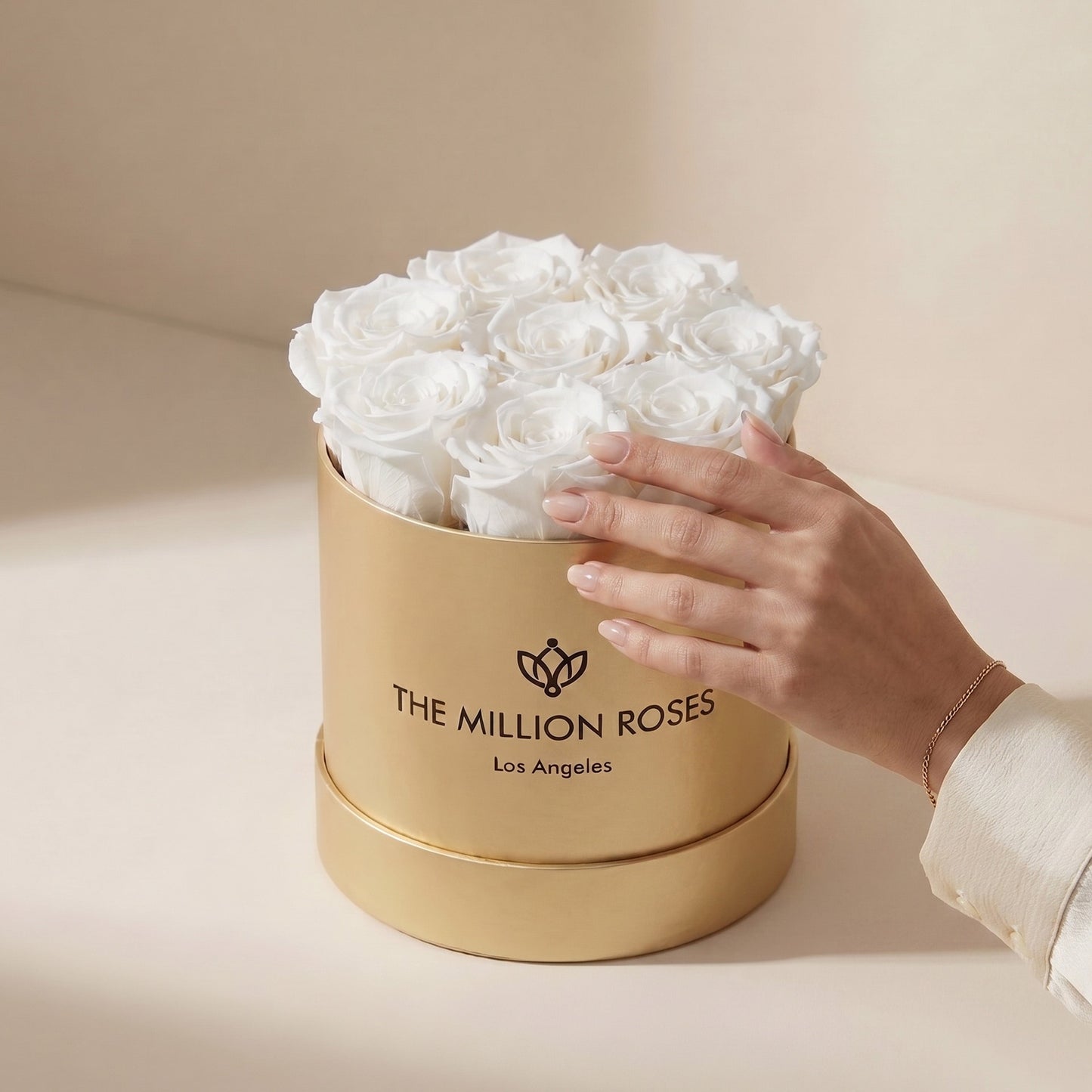 Essence Gold Box | White Roses