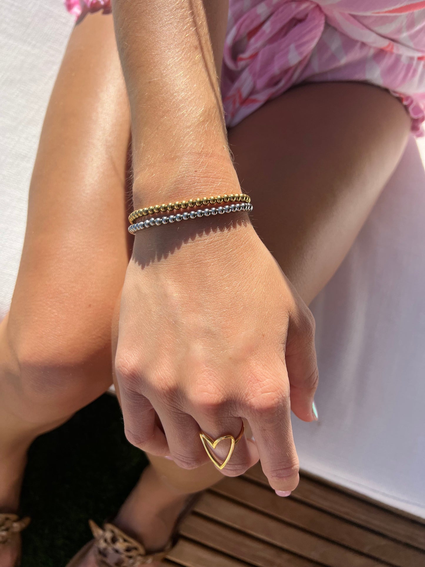 classic bead bracelet