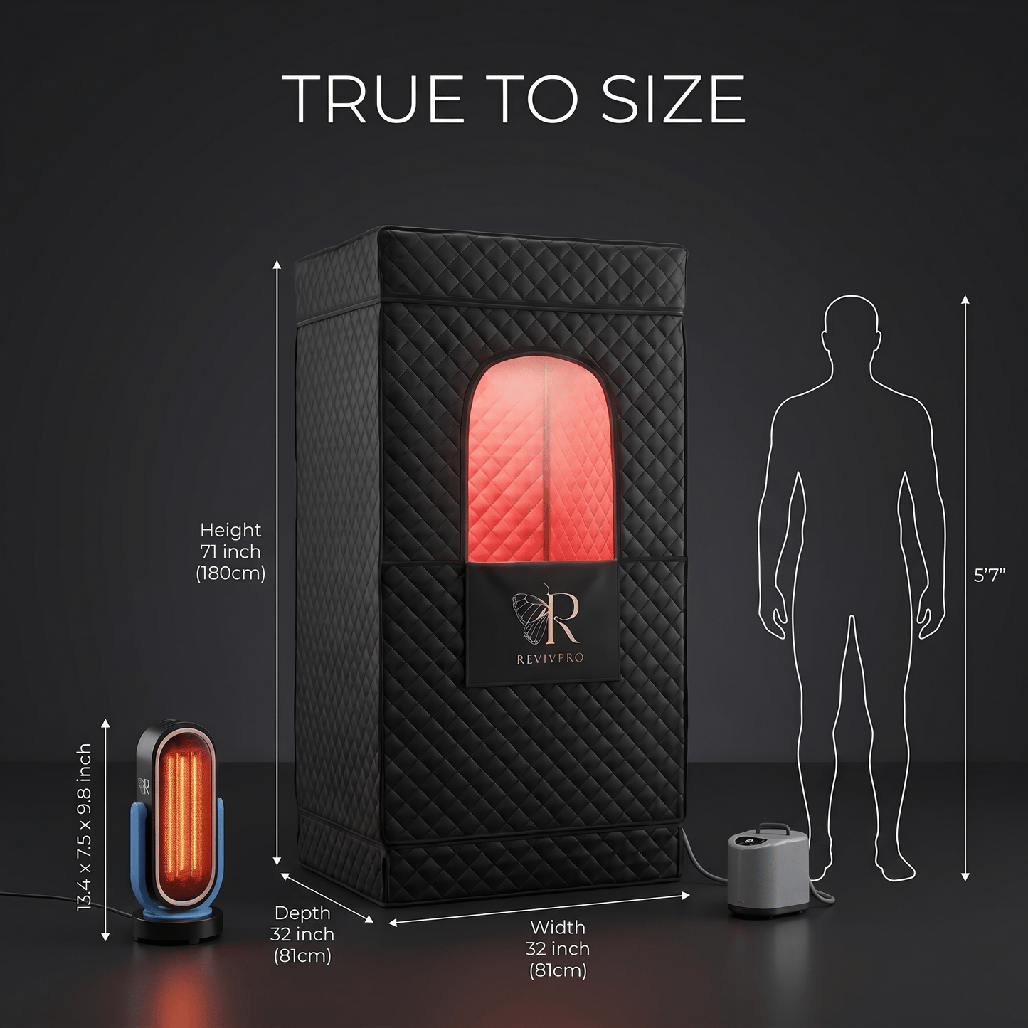 Complete Home Sauna Starter Bundle Kit โ Steam Sauna + Sauna Heater