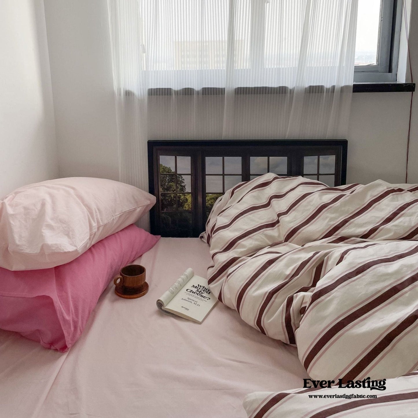 Cozy Washed Cotton Striped Pillowcases