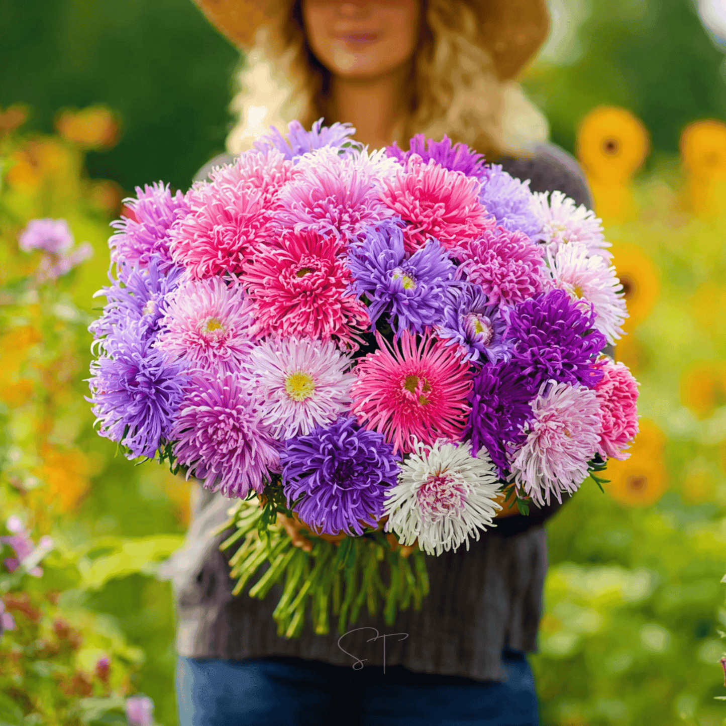 Crego Giant Aster Mix ā 50 Seeds