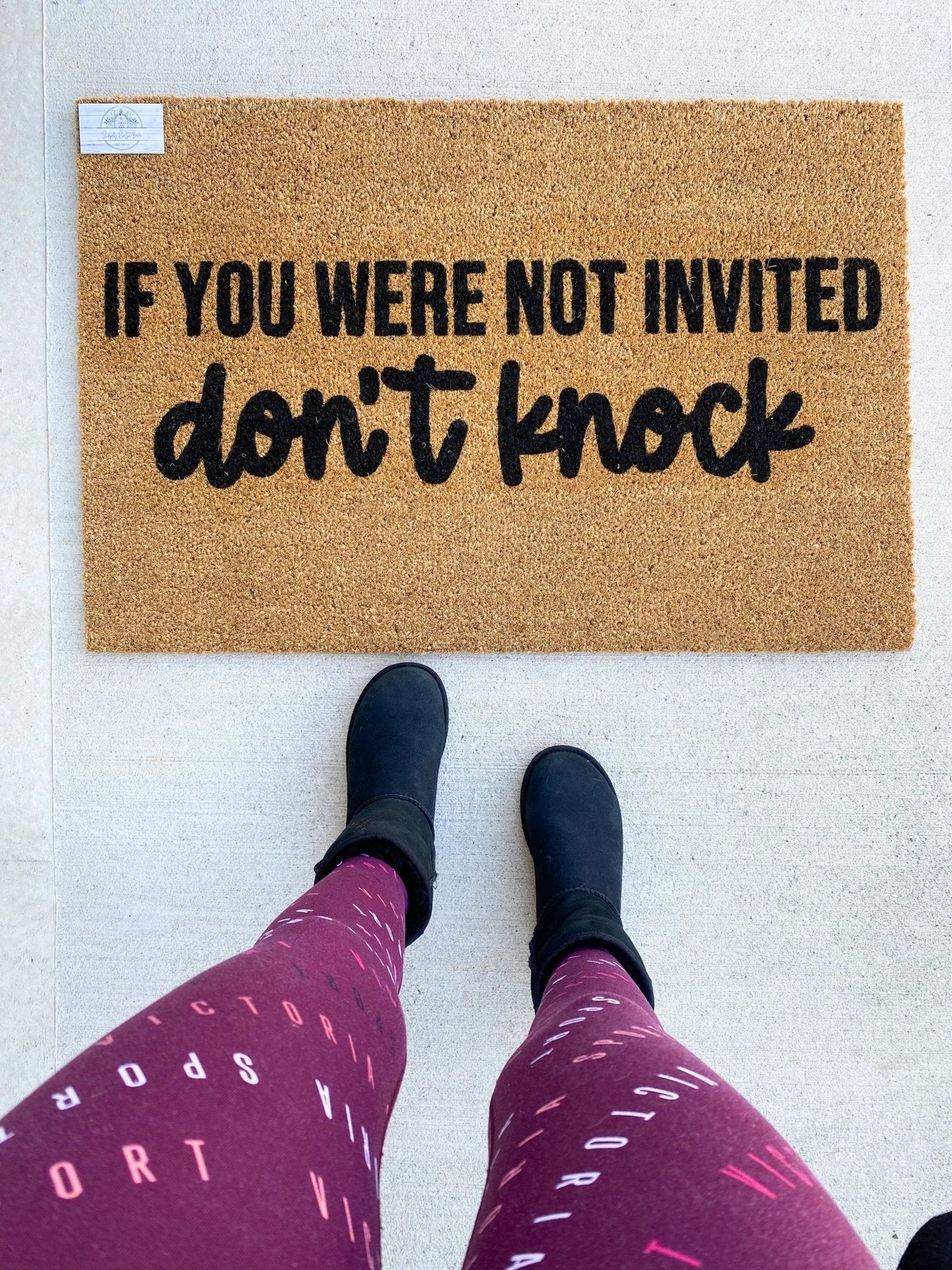 Customize Your Own Doormat