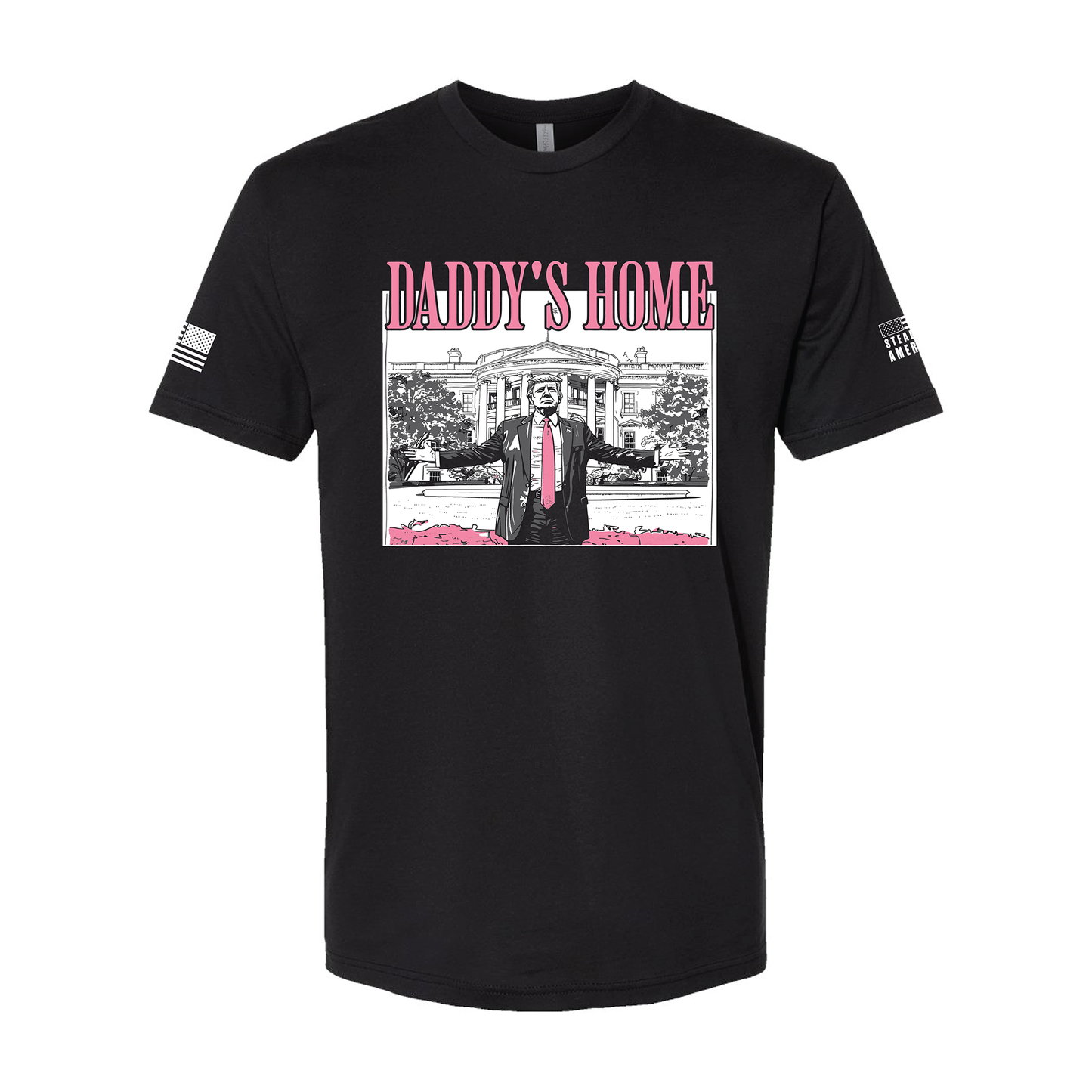 Daddy’s Home Shirt – Patriotic Trump Support Tee