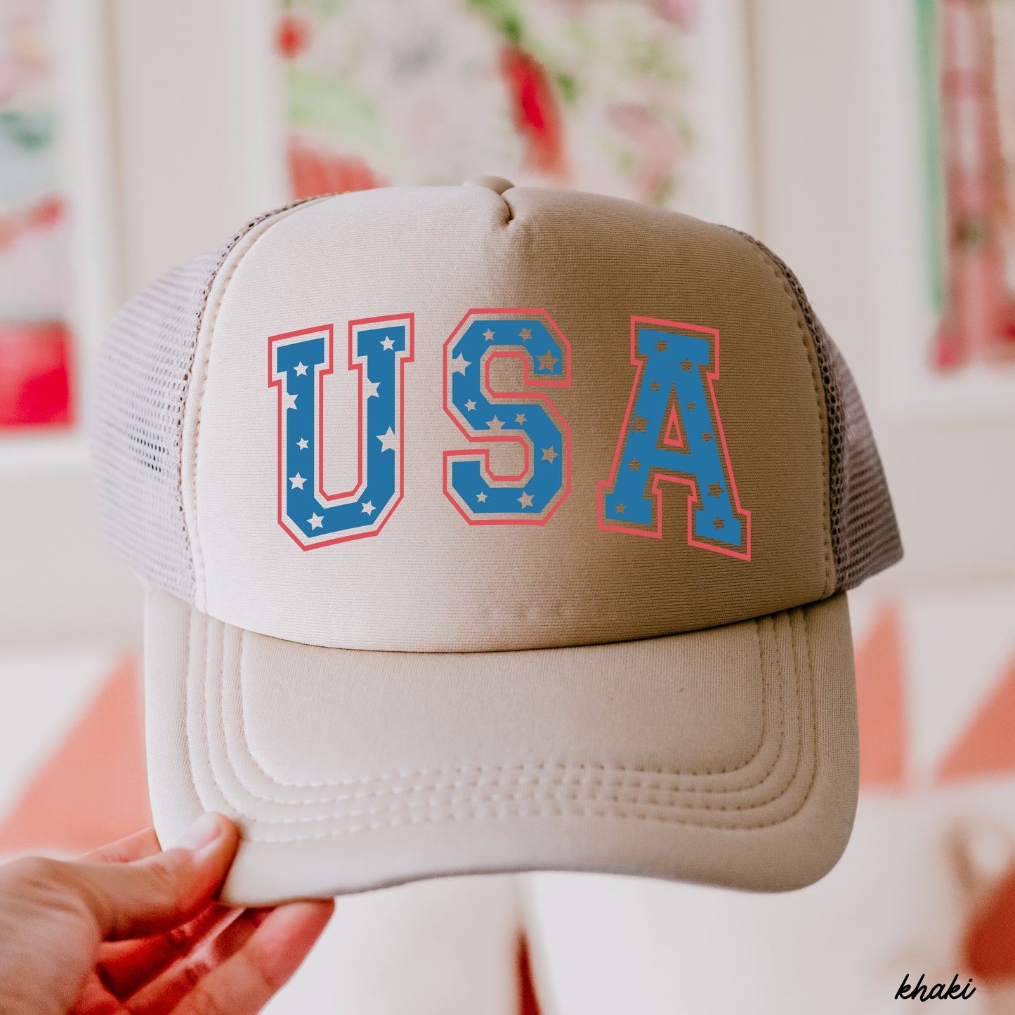 USA Stars Trucker Hat *9 COLORS