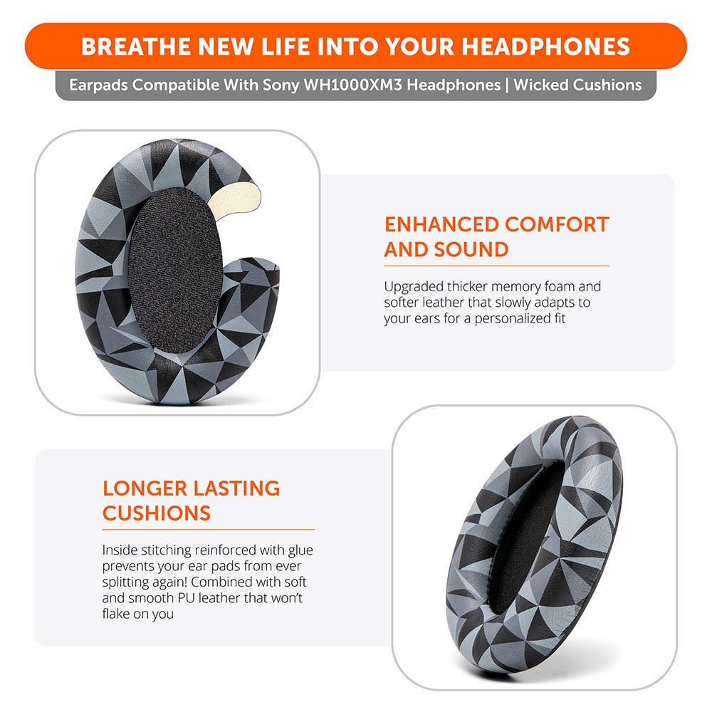 Ear Pads For Sony WH1000XM3 Over-Ear Headphones