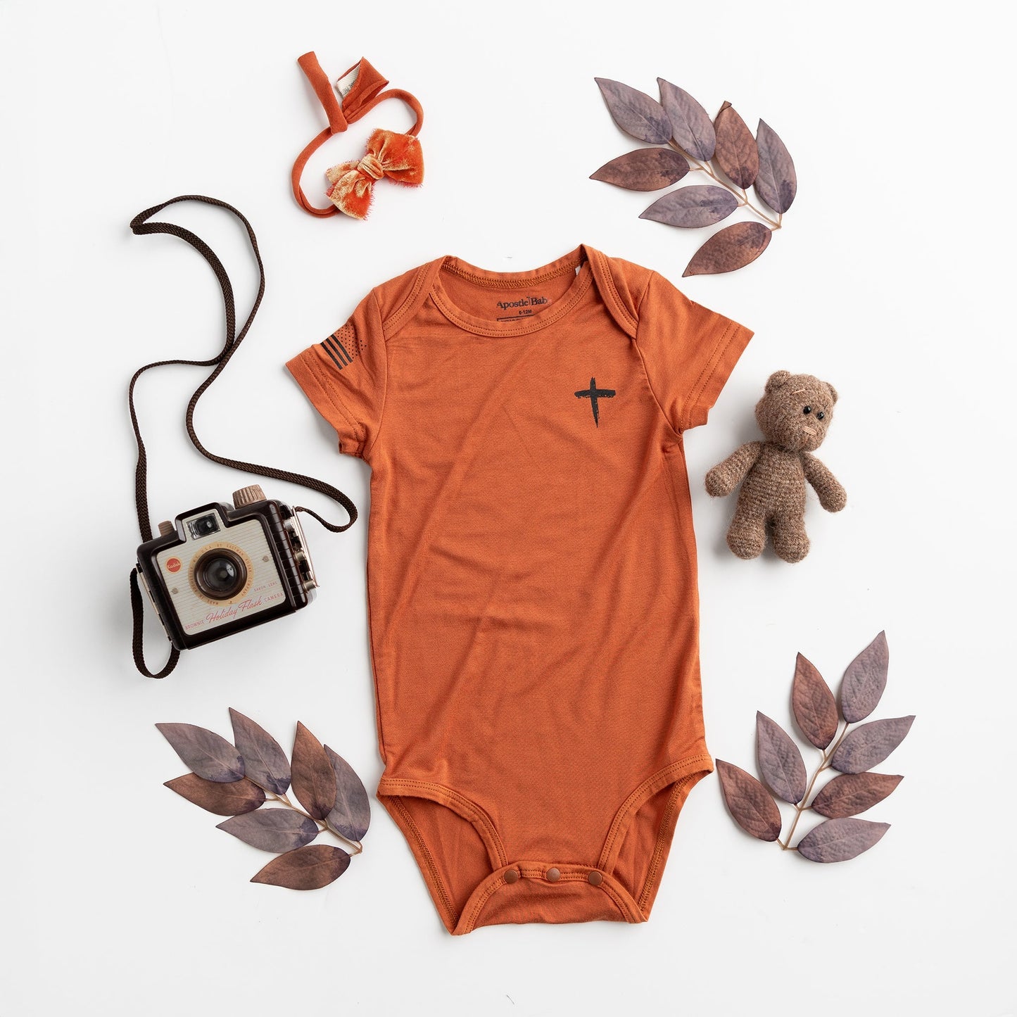 Soft & Breathable Bamboo Christian Baby Onesie – Show Faith & Freedom from Day One