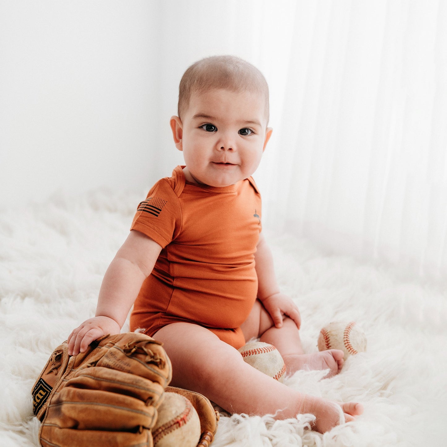 Soft & Breathable Bamboo Christian Baby Onesie – Show Faith & Freedom from Day One