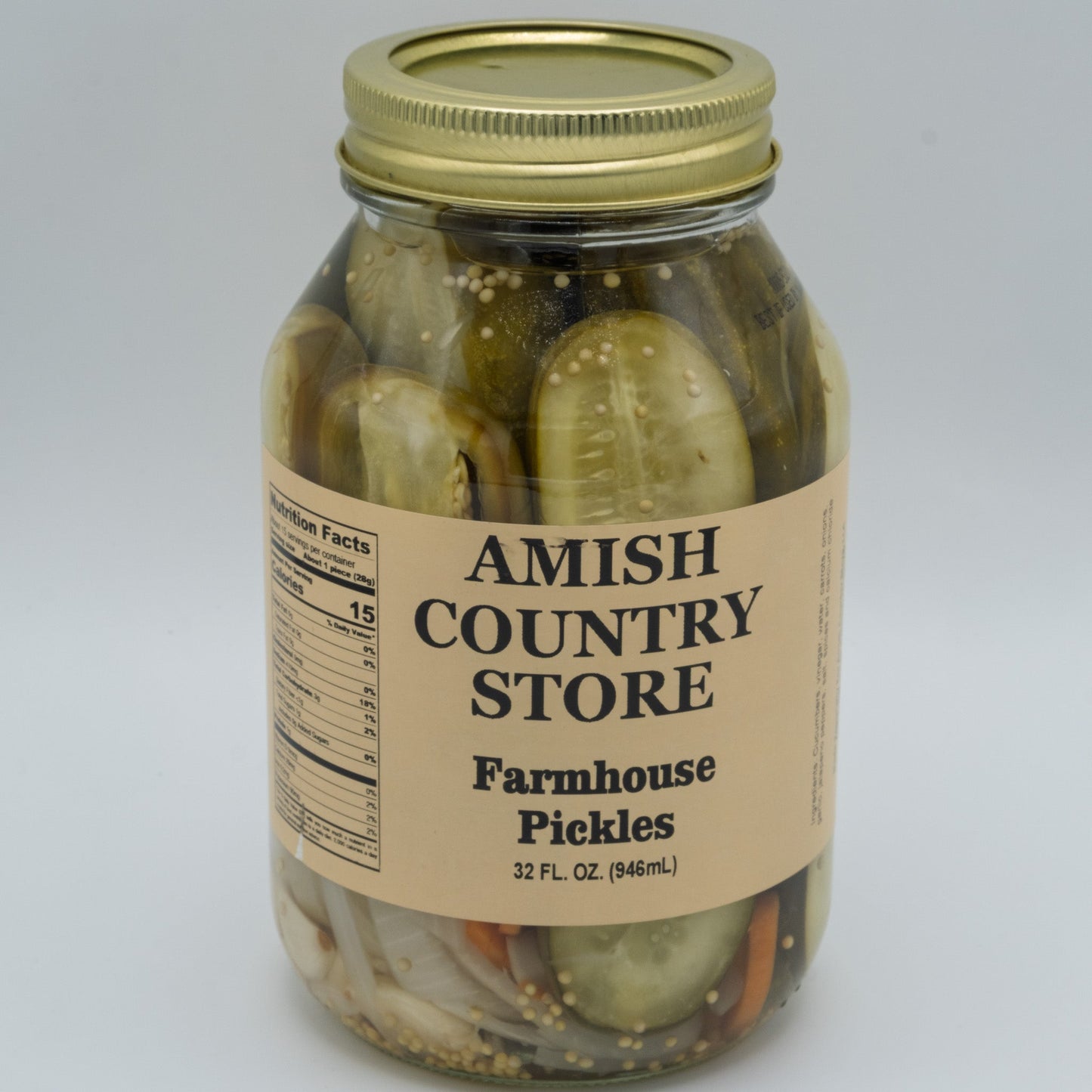 Old-Fashioned Farmhouse Pickles (32oz) | Amish Country Store