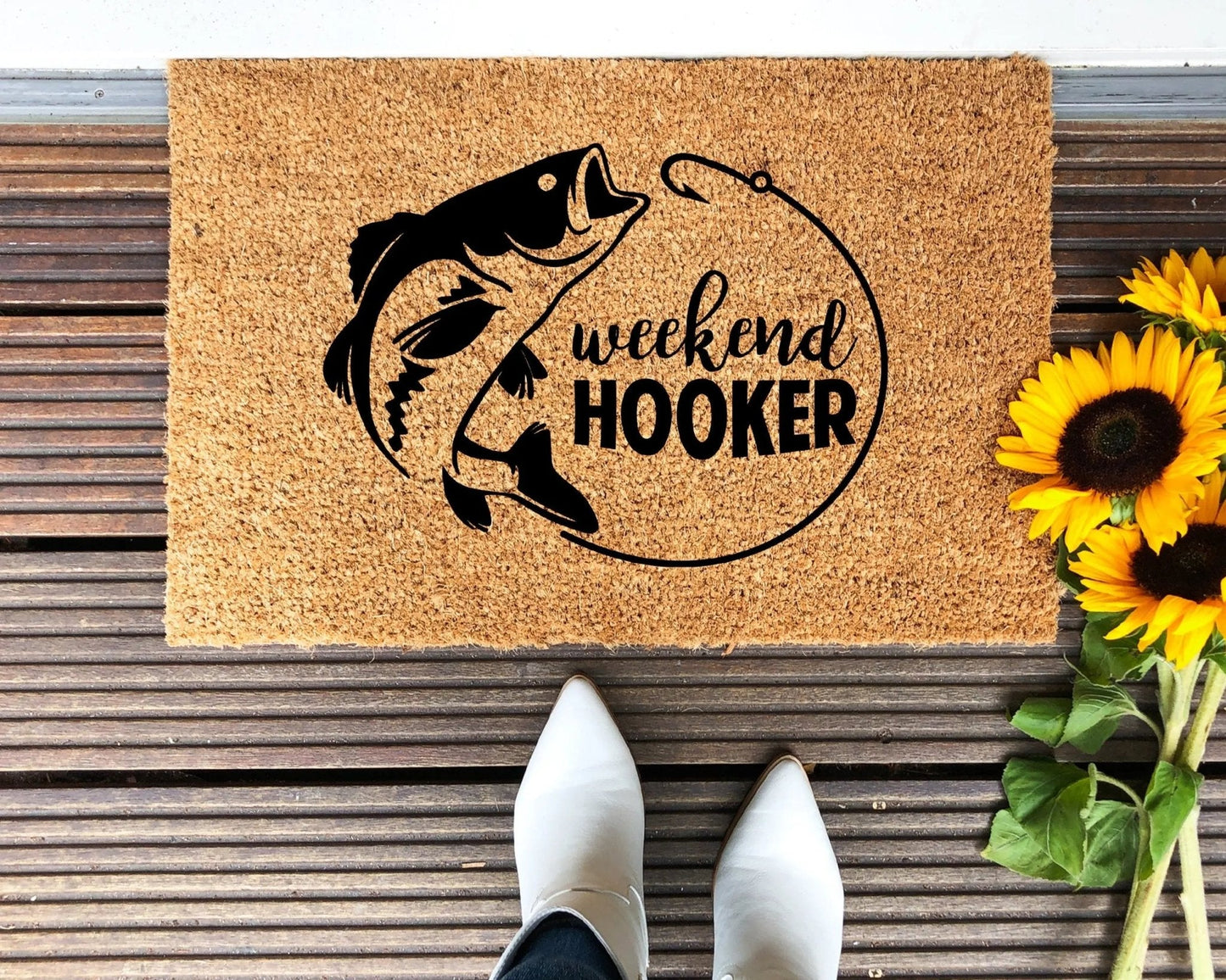 Fishing Welcome Doormat