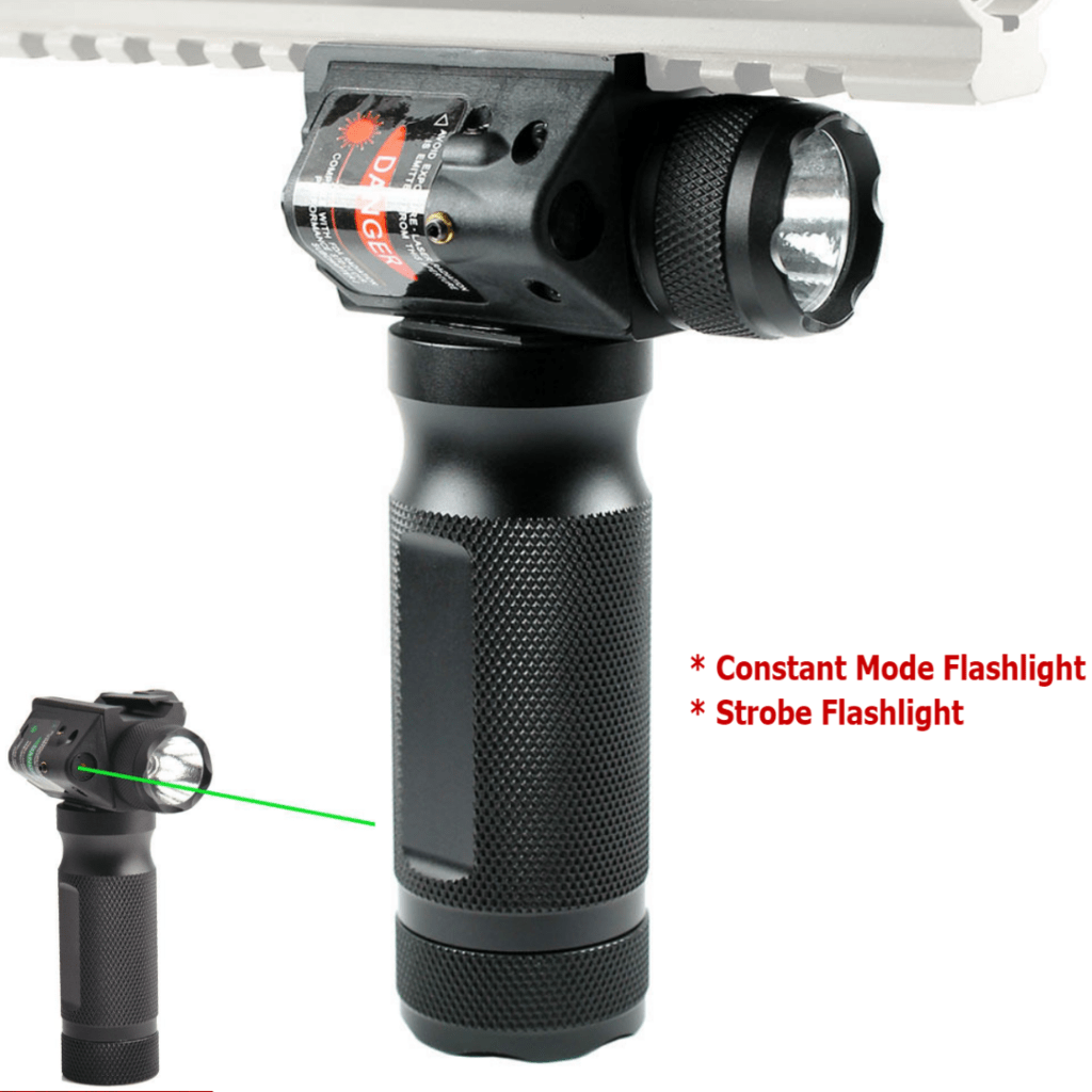 Vertical Foregrip 3 in 1 Flashlight (2000 Lumen)
