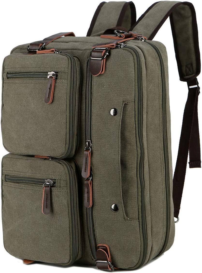 Men’s Messenger Bag – Convertible Work 17 Laptop Ready
