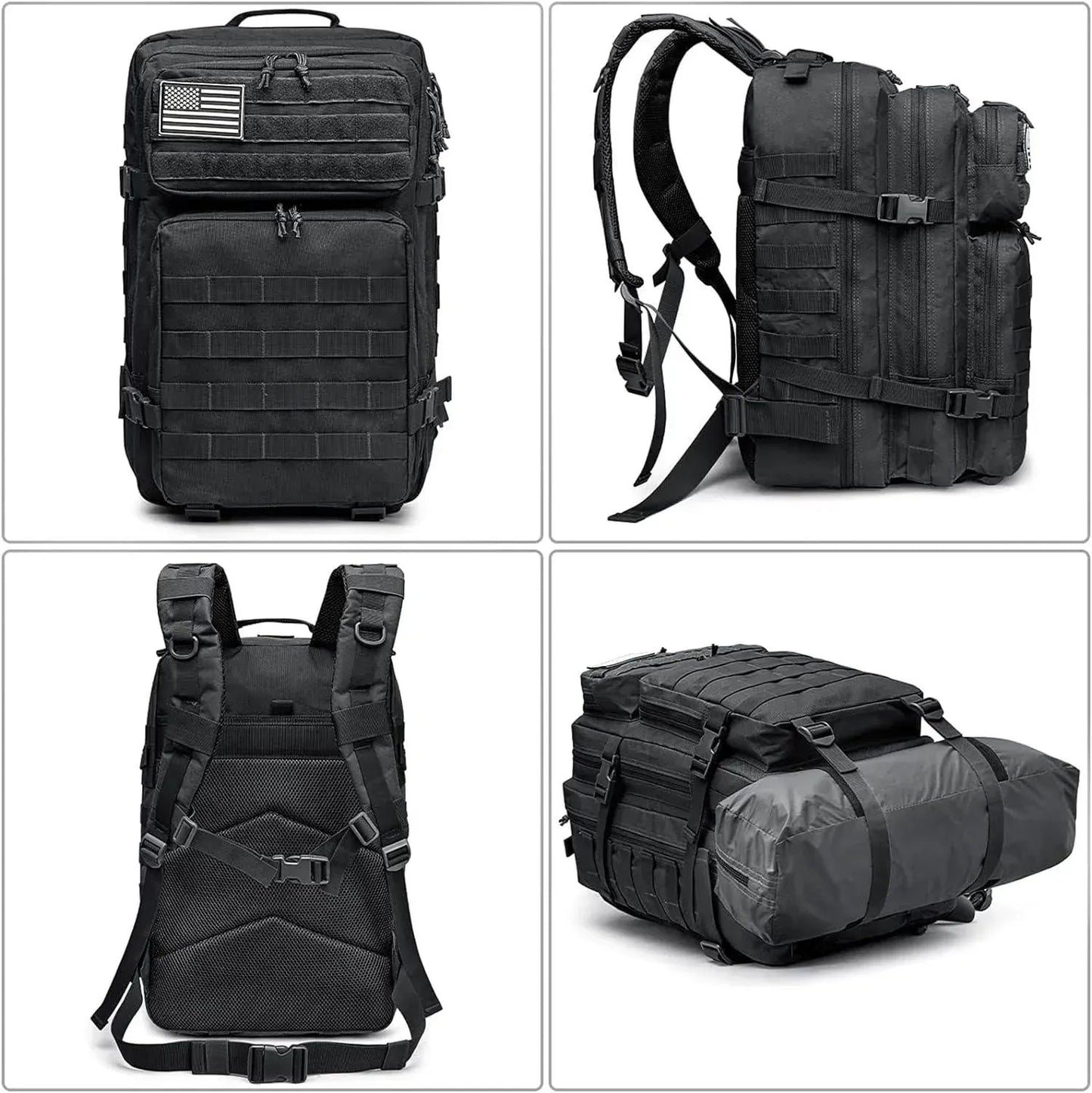 Military Tactical Backpack – 1000D 40L-50L MOLLE Assault Pack