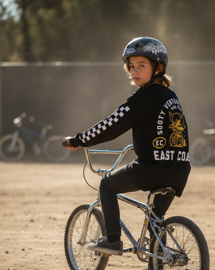 Youth Ride Free Long Sleeve Tee