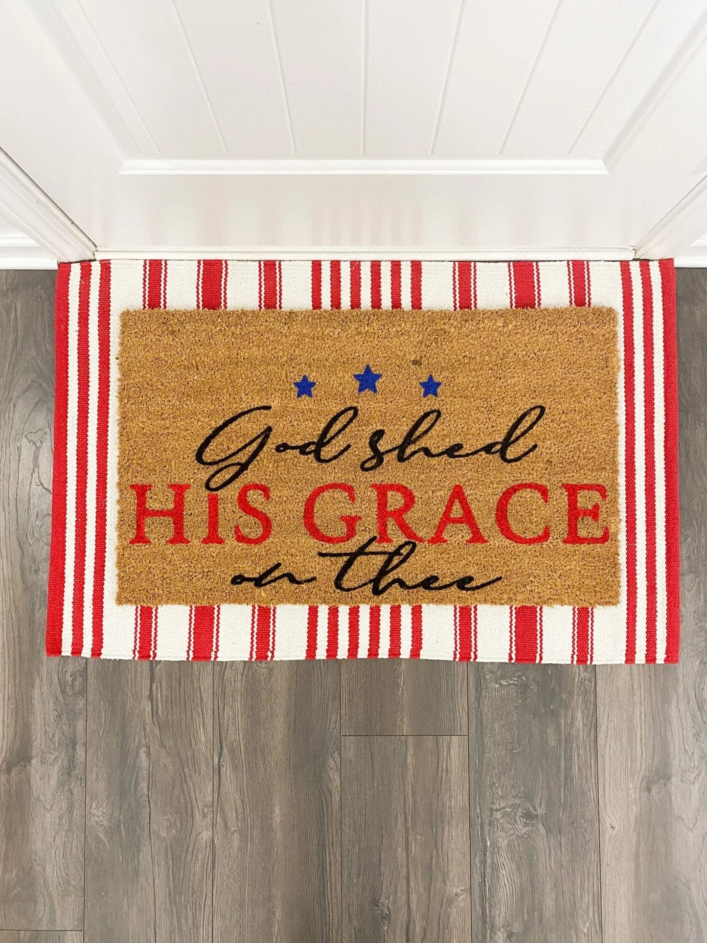 God Shed His Grace On Thee Doormat