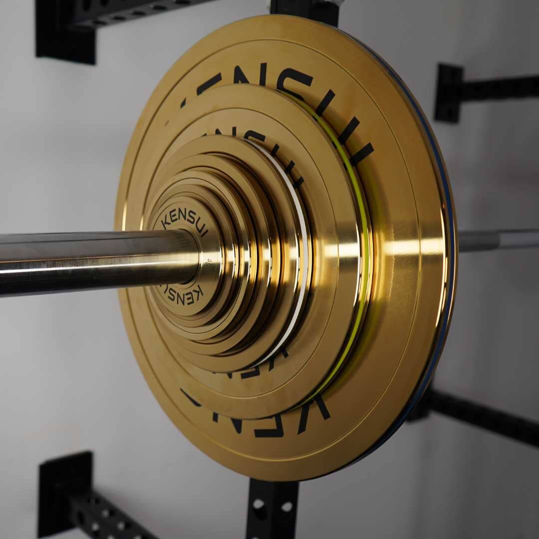 Calibrated Gold Weight Plates (LBS)