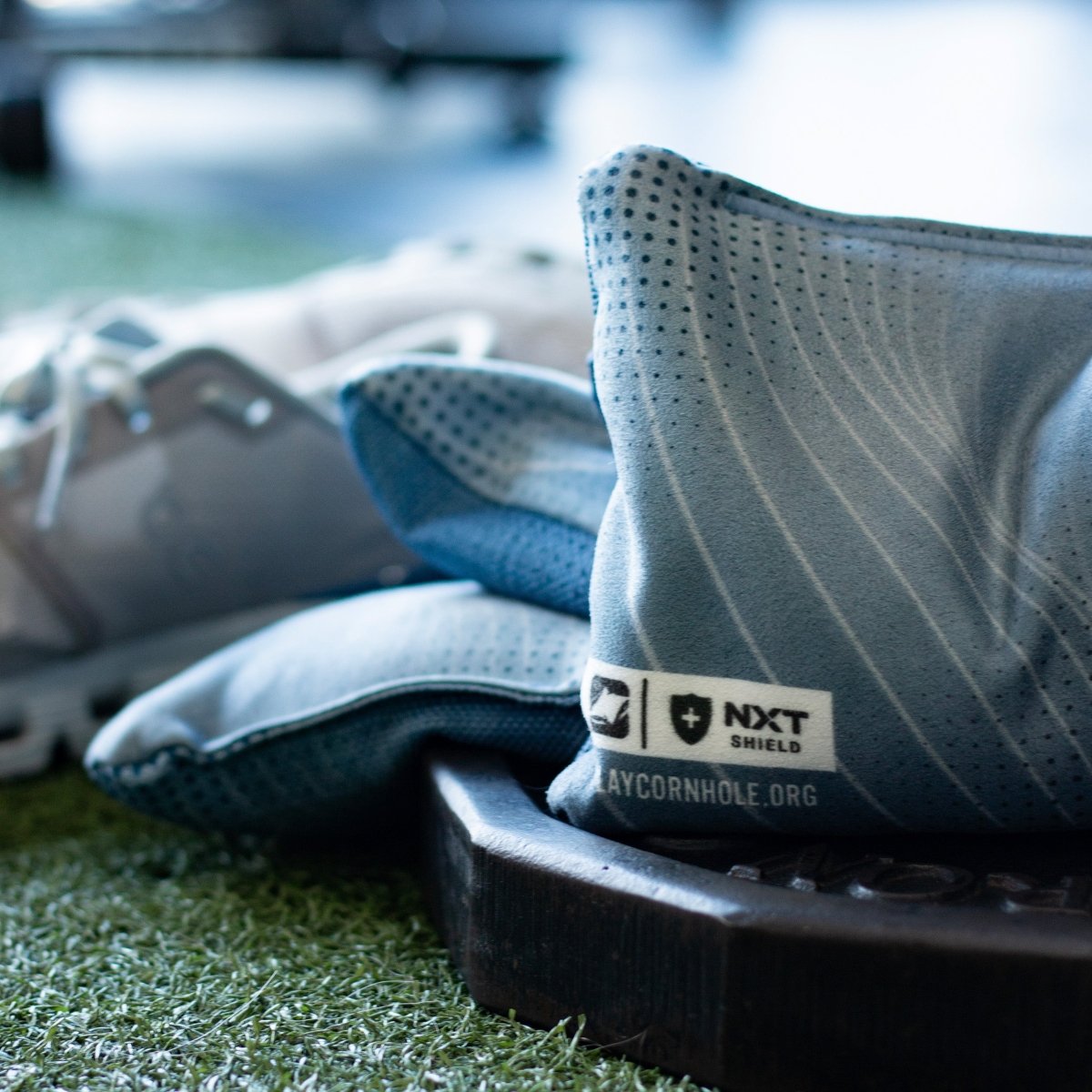 Gray NXT Shield Cornhole Bags