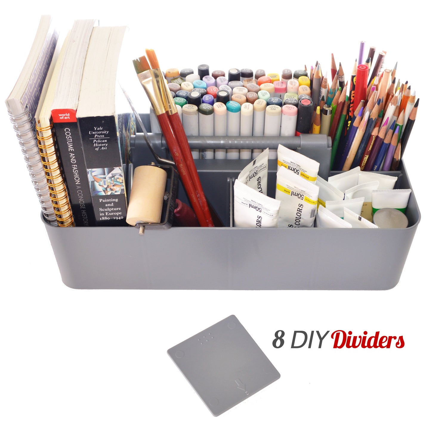Enjoy Organizer 3 Pack, Large Plastic Storage Caddy with Handles Made in USA