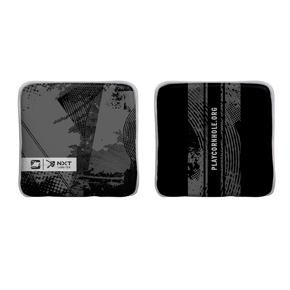 Grunge Black NXT Lumi-Tek Cornhole Bags