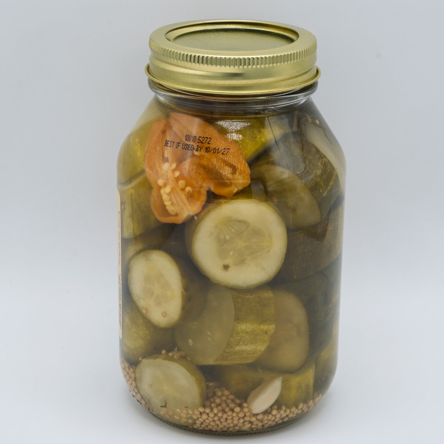 Old-Fashioned Habanero Pickle Chunks (32 oz) | Amish Country Store