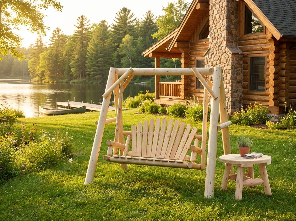Handcrafted Patio Wooden Swing