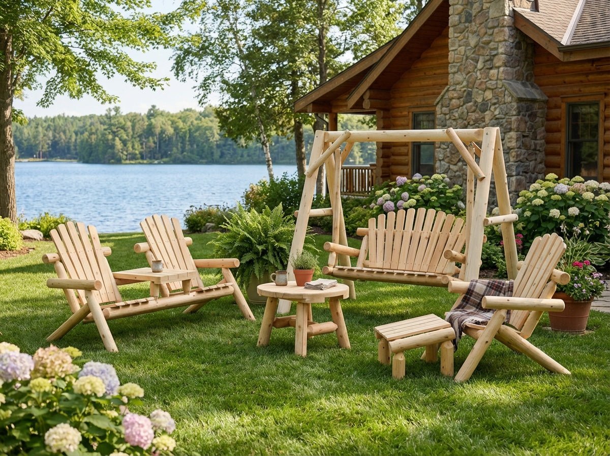Handcrafted Patio Wooden Swing