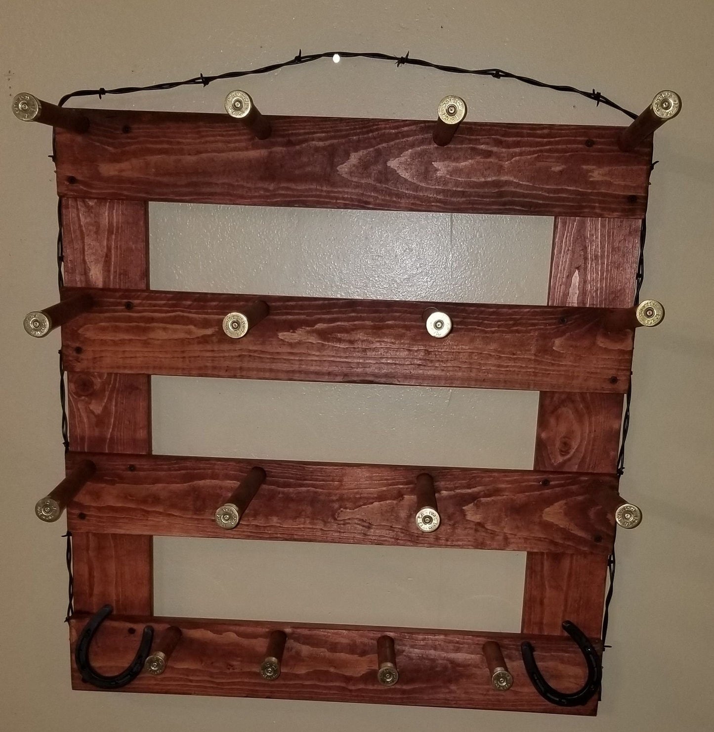 The 6-Hatter: Vertical Wall-Hanging Western Organization
