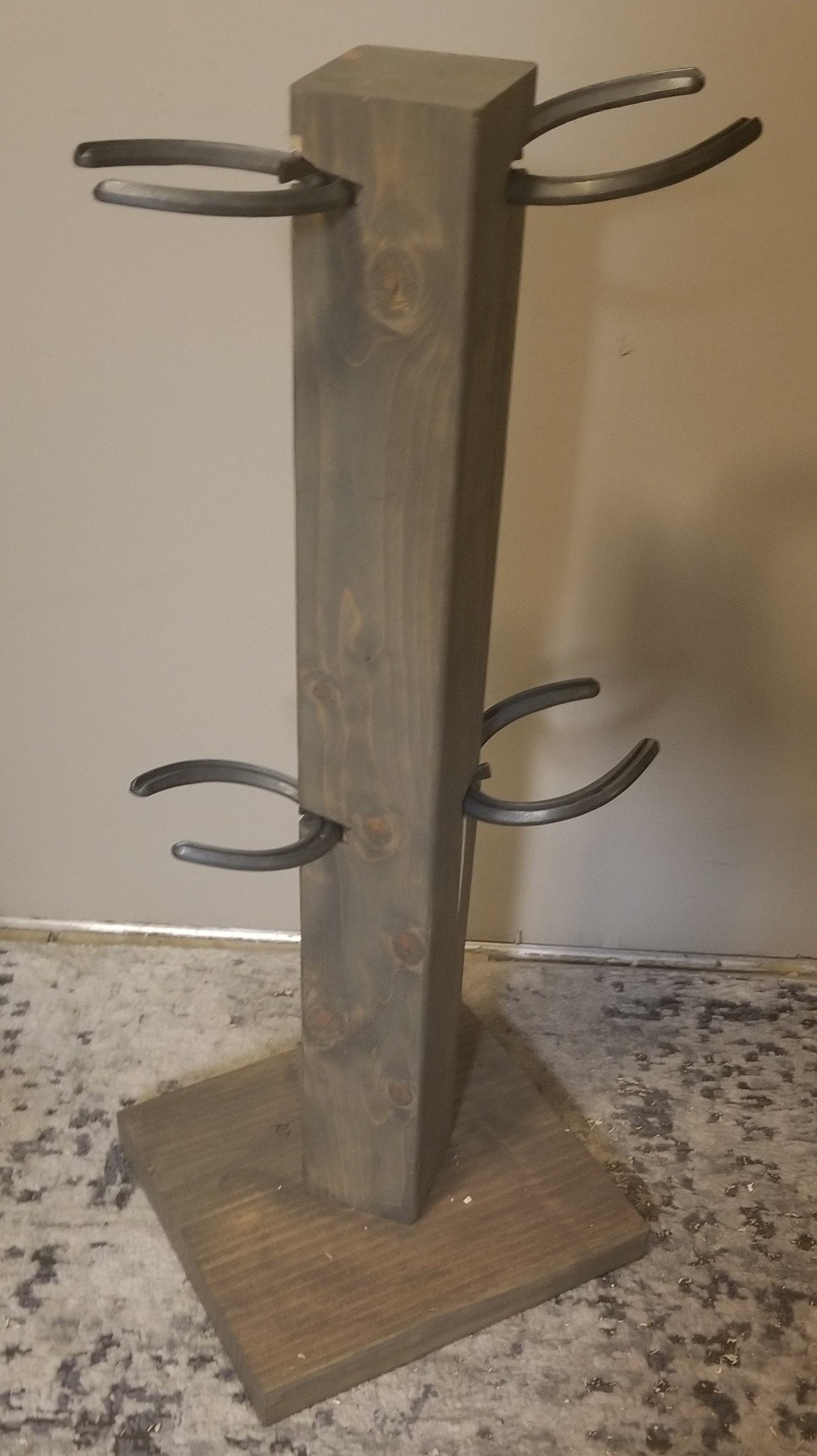 The Floor Commander: 4 Pair Cowboy Boot Floor Stand