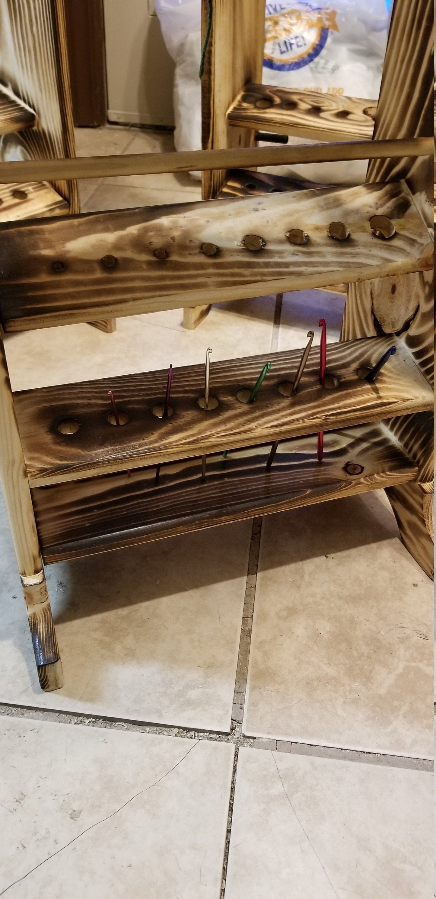 The Artisan’s Station: 5 Skein Yarn Holder & Organizer