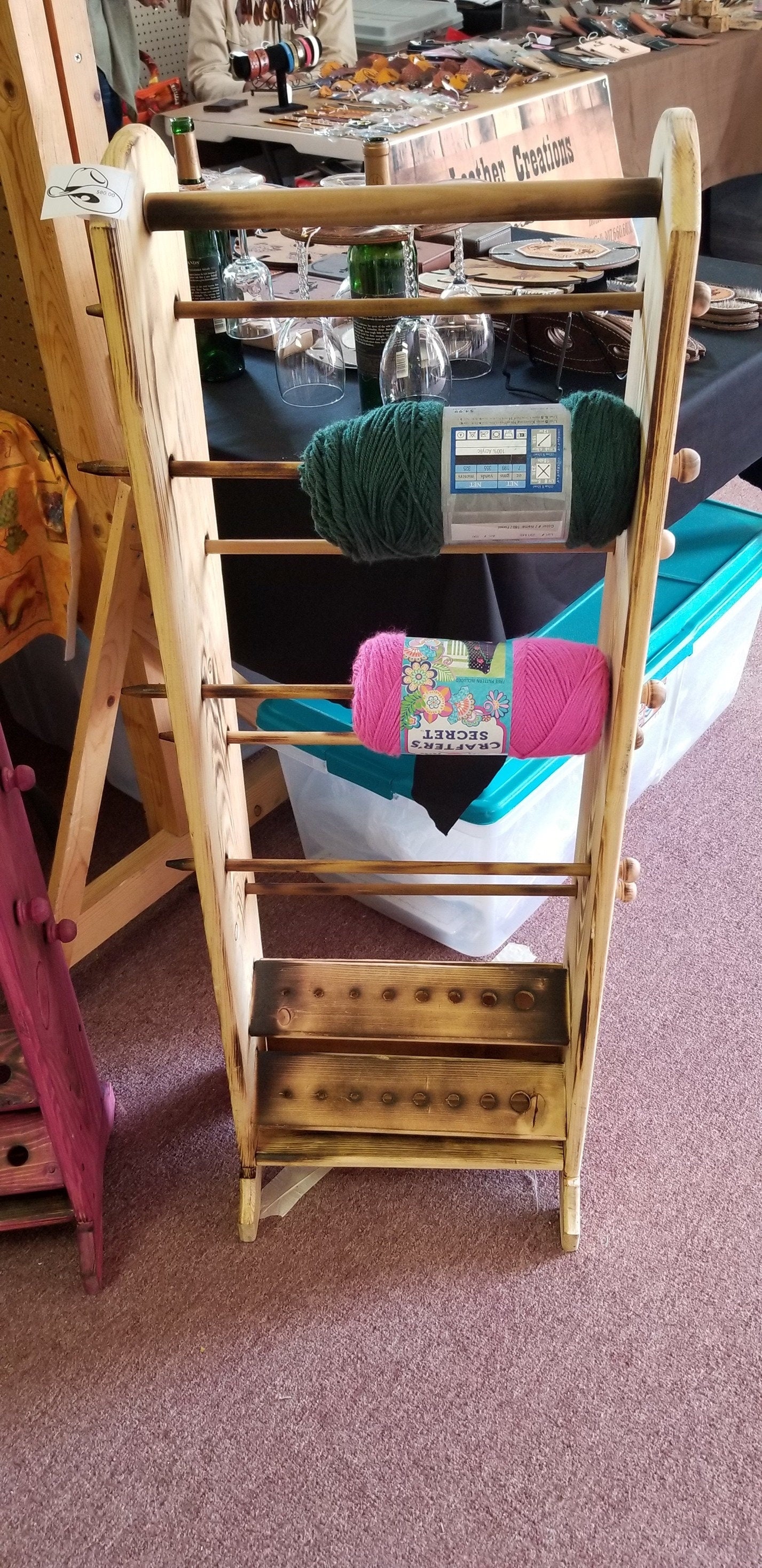 The Grand Studio: 7 Skein Yarn Holder & Organizer