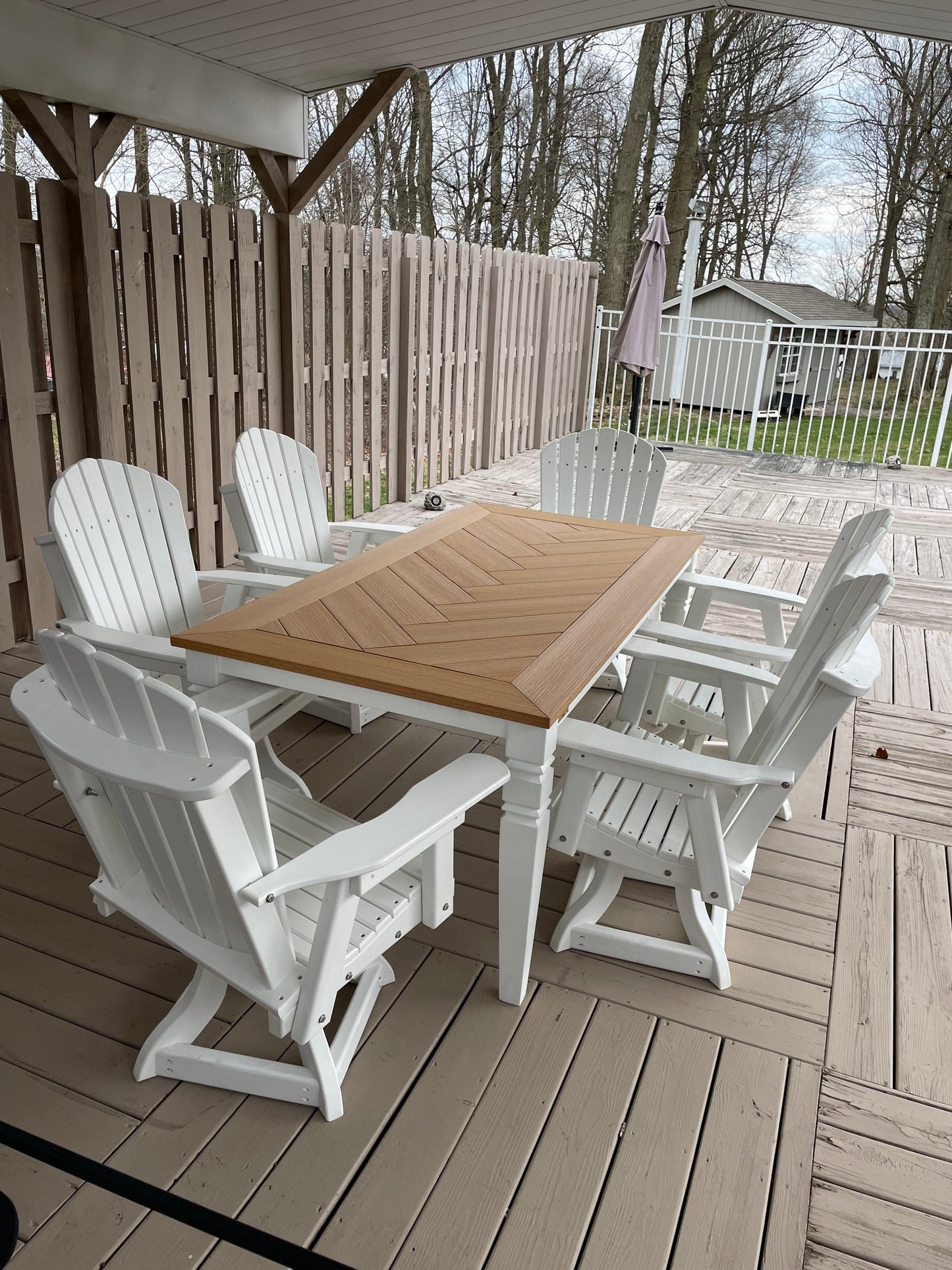 Java Leg Outdoor Dining Table