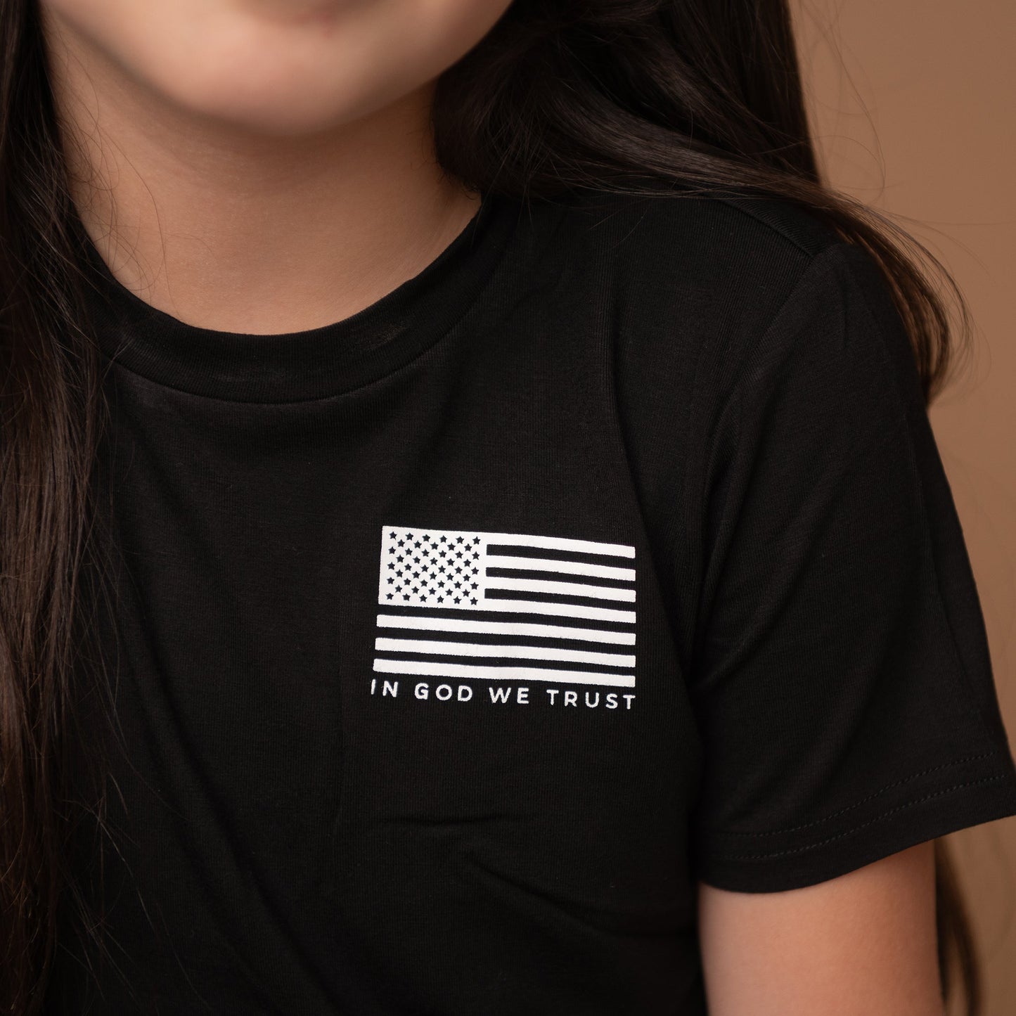 Apostle Living Kid’s “In God We Trust” Tee – Premium Bamboo Christian Shirt