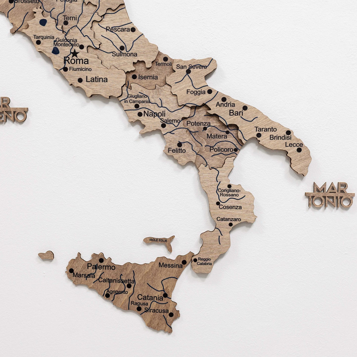 Wooden Map of Italy – Terra
