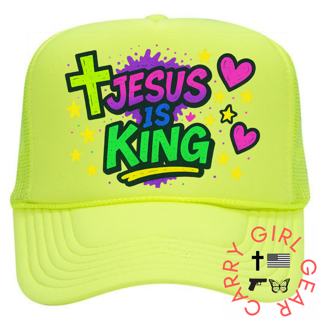 JESUS IS KING Grafitti Trucker