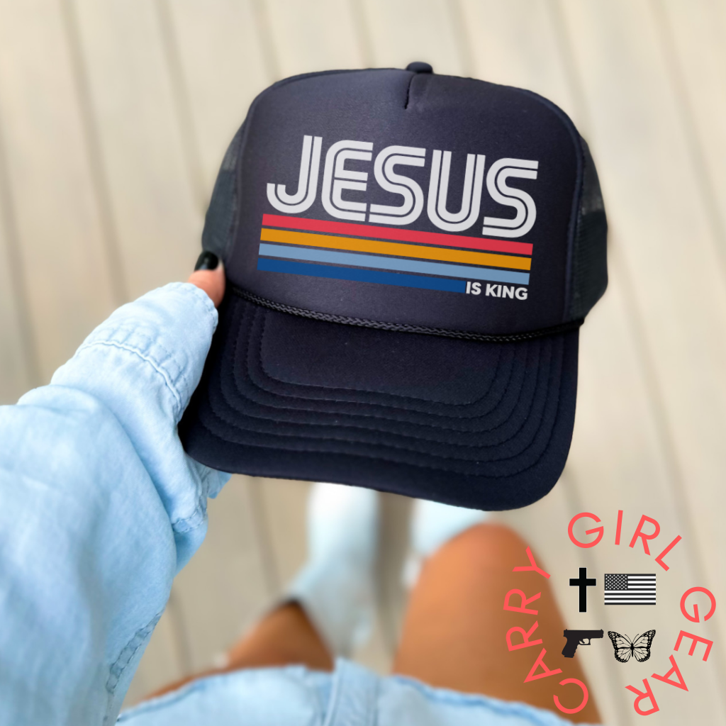 JESUS IS KING Trucker
