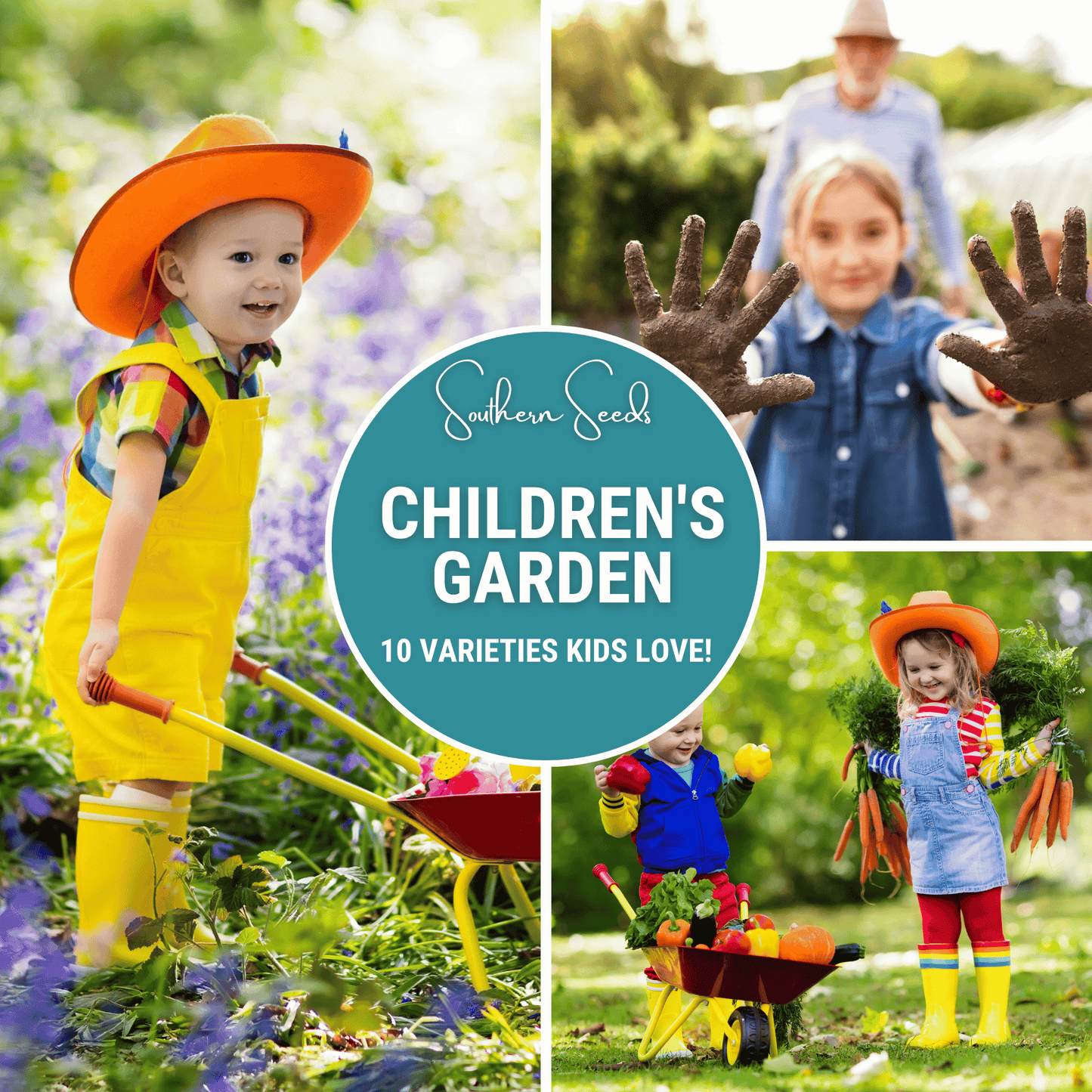 Kids Garden Seed Collection ā 10 Varieties
