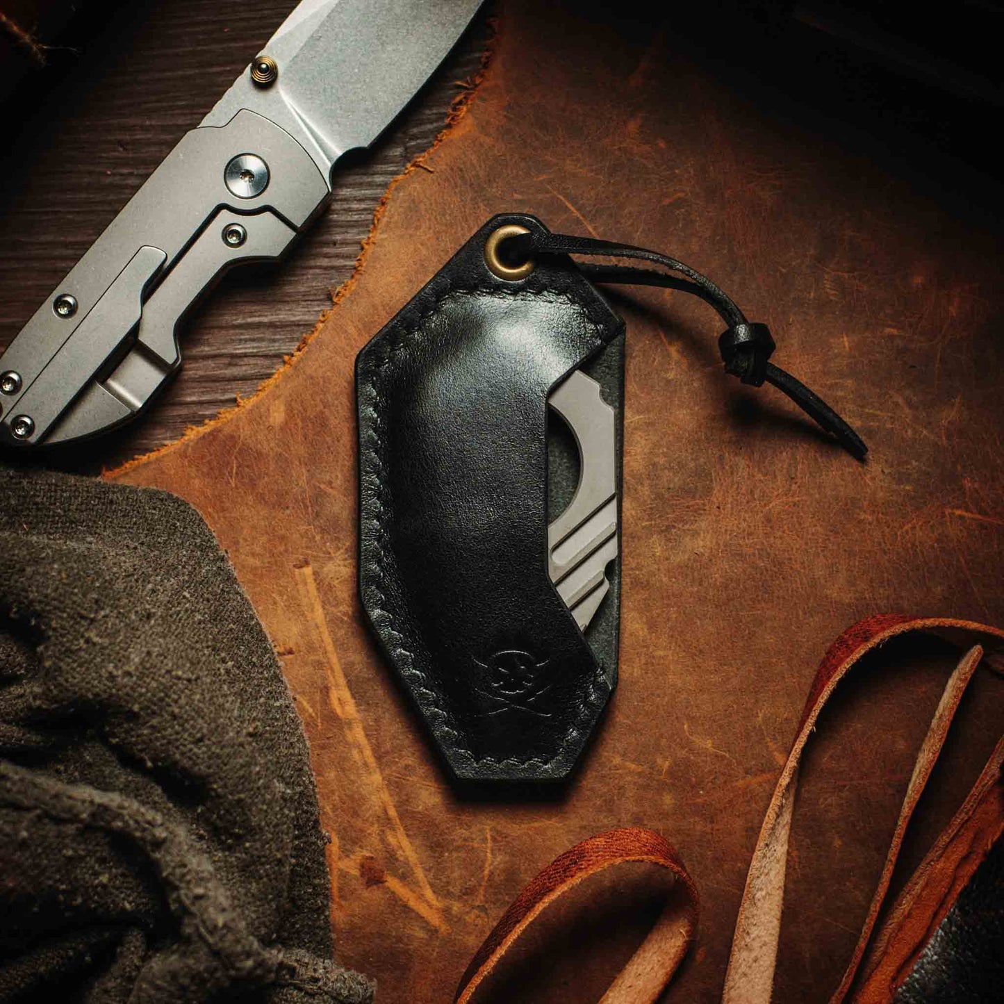 Pharaoh Bottle Opener Holder - King’s Pocket | Leather Case | Pharaoh Accessory