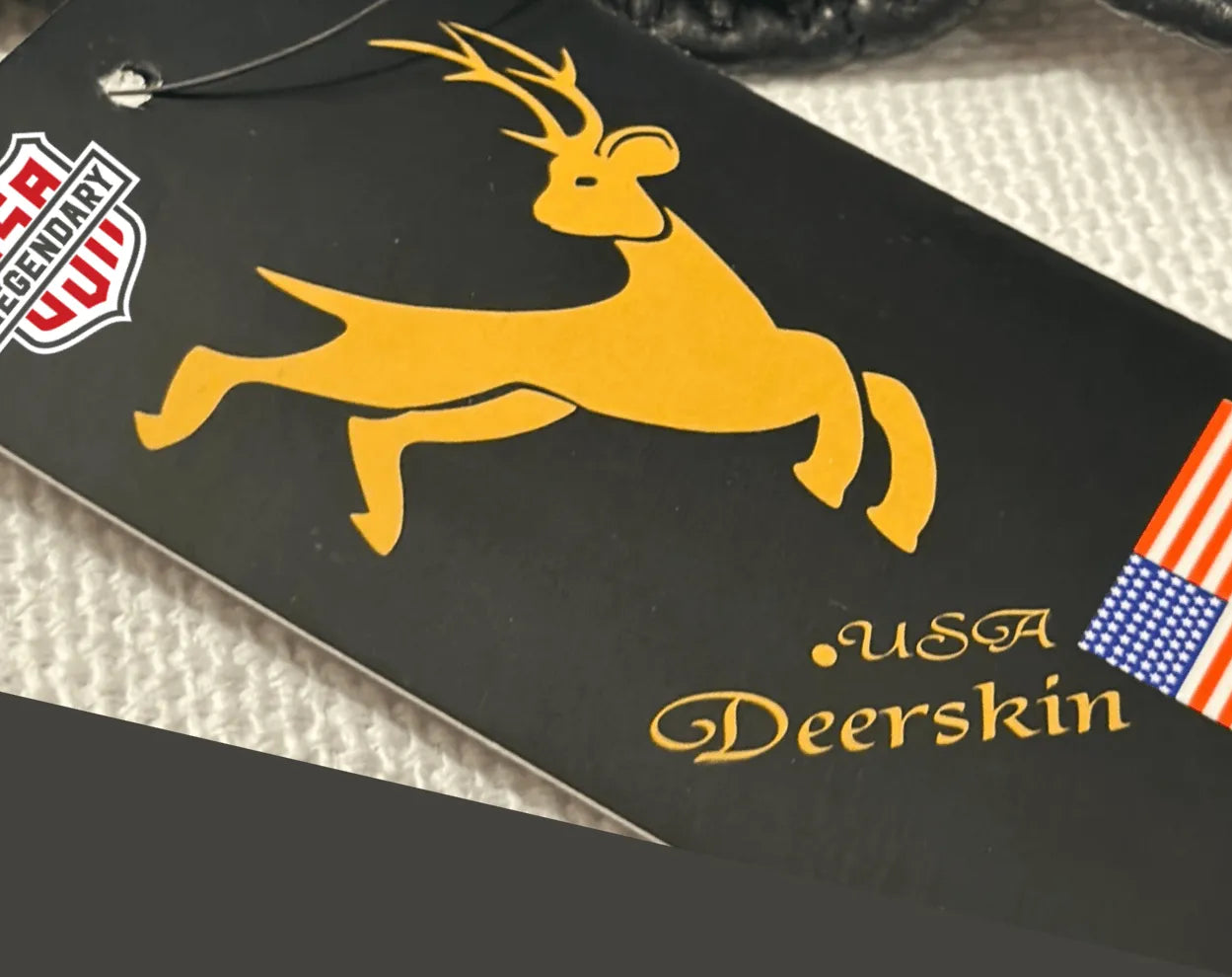Legendary White Deerskin Ventilated Driving Gloves with Touchscreen