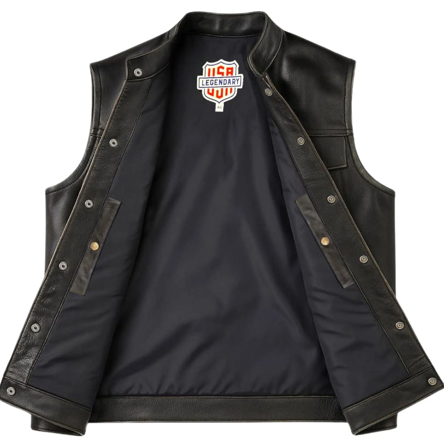 Legendary Reckless Outlaw Aged Leather Vest