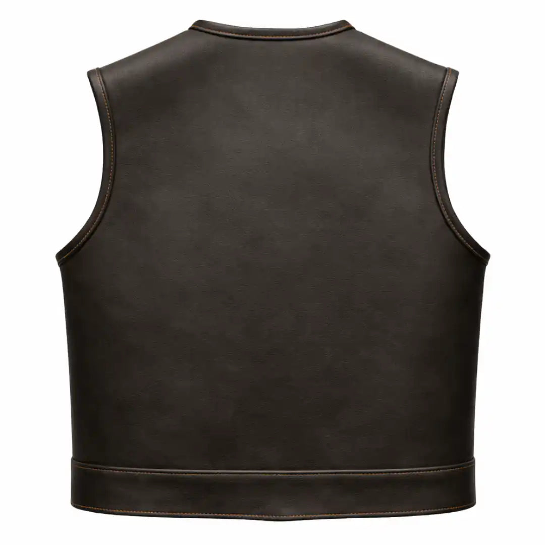 Legendary LowLife NOP Dark Chocolate Leather Vest