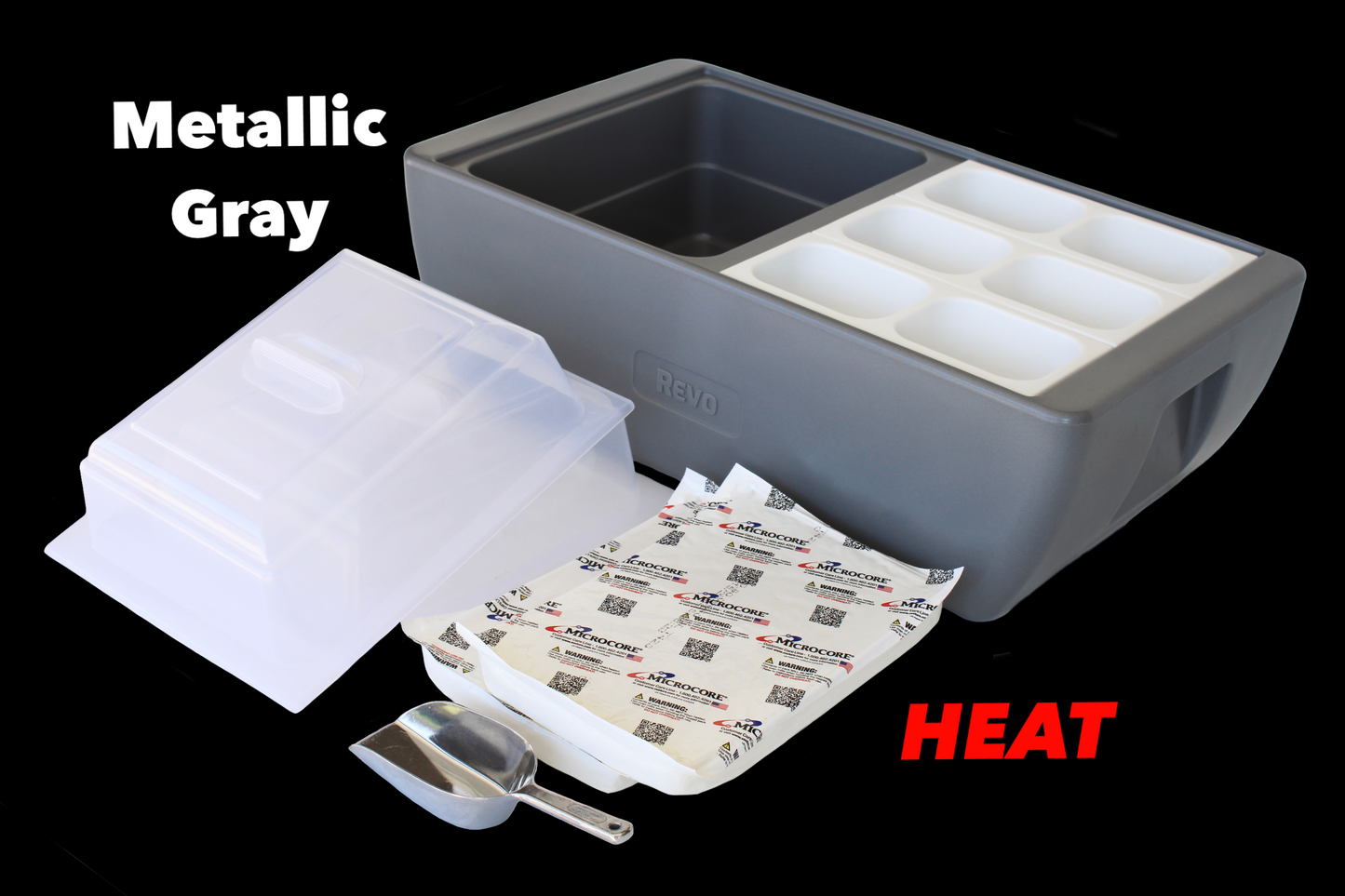 Dubler HEAT Flameless Chafer™ | Metallic Gray