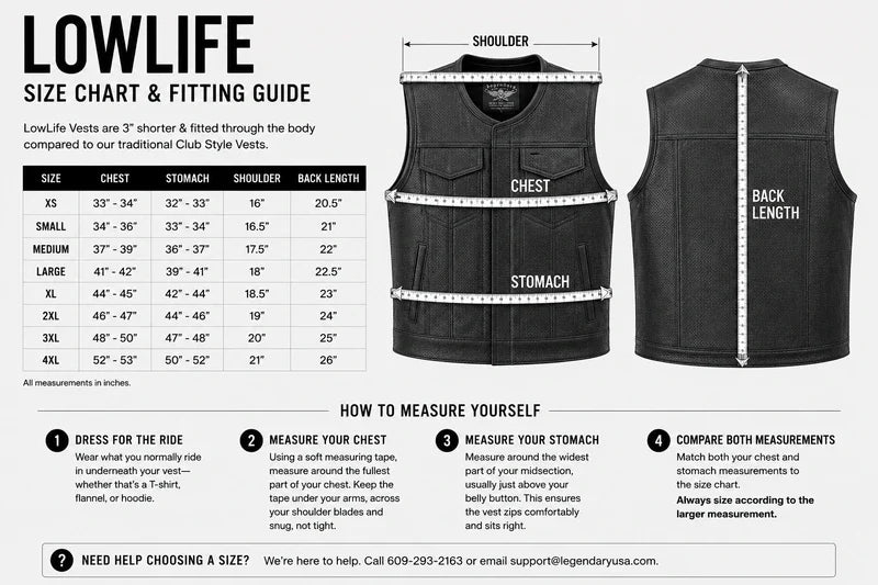 Legendary LowLife NCP Canvas & Leather Vest — Tobacco