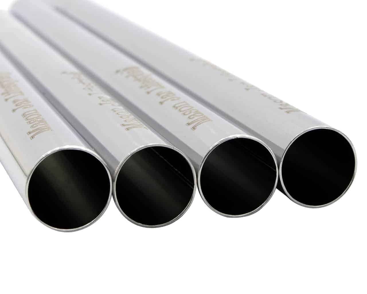 Medium 7 1/4" Stainless Steel Boba Straws for Pint Mason Jars