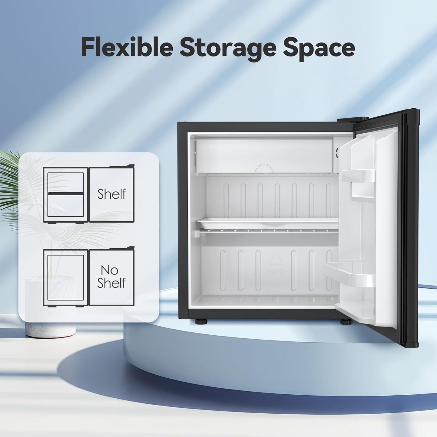 2.6\3.2 cu. ft Mini Fridge with Freezer