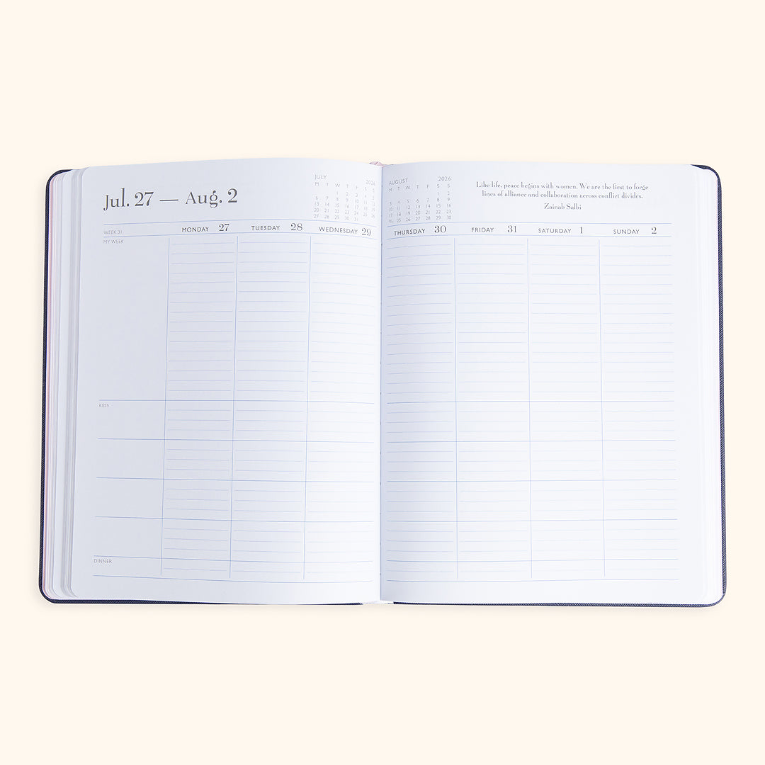 Mom Agenda Desktop 12-Month Planner 2026