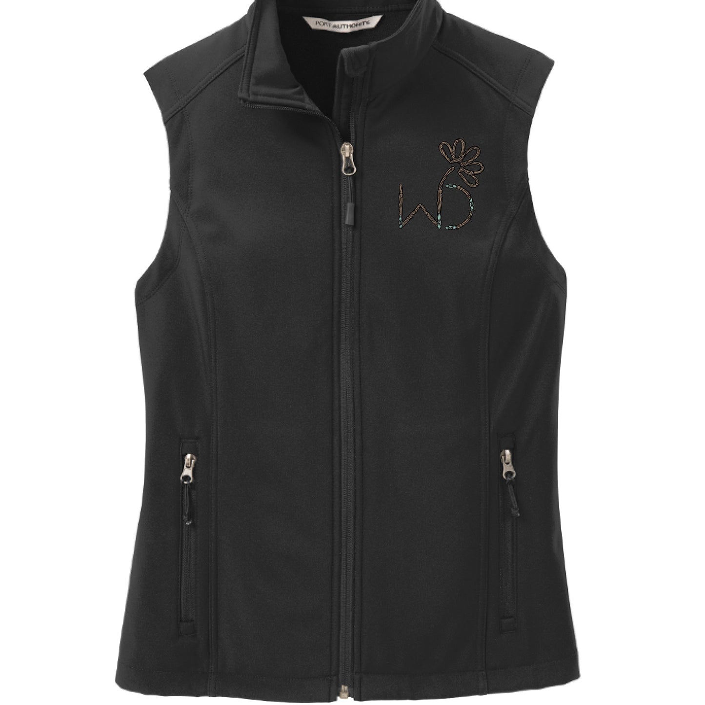 Wranglin' Daisies Brand Soft Shell Vest
