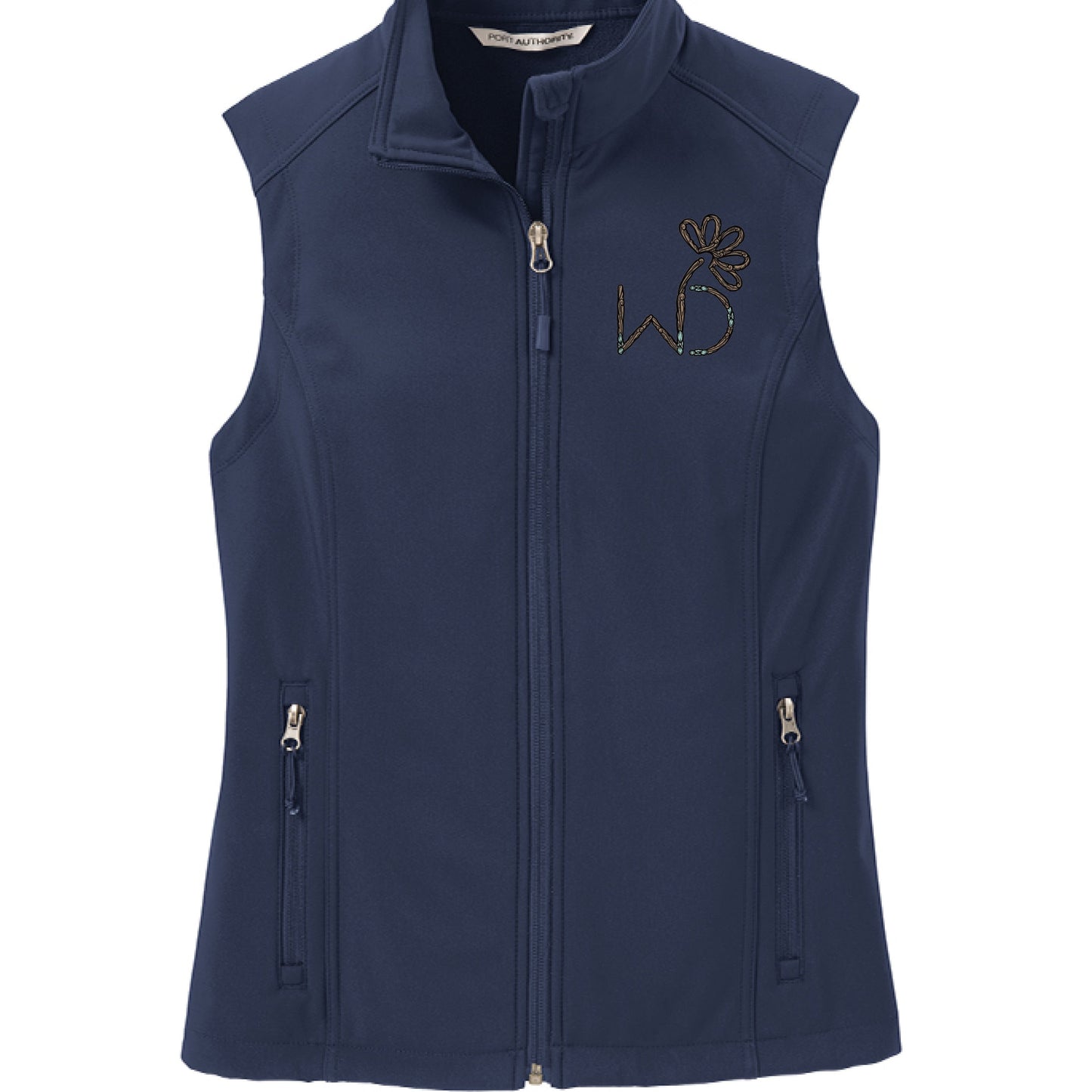 Wranglin' Daisies Brand Soft Shell Vest